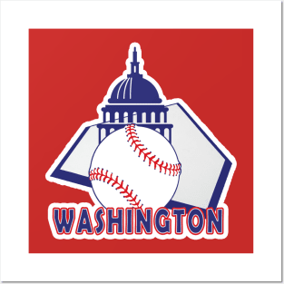 washington dc baseball Gift Posters and Art